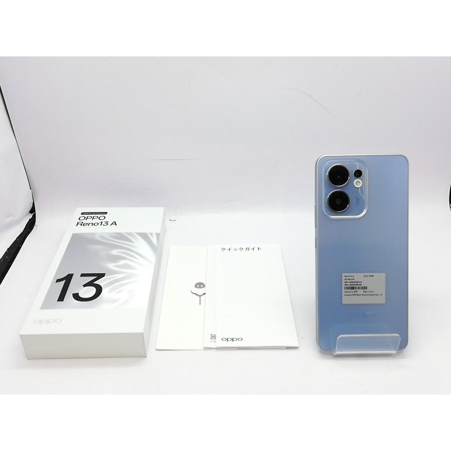 中古】Oppo UQmobile 【SIMフリー】 OPPO Reno13 A アイスブルー 8GB