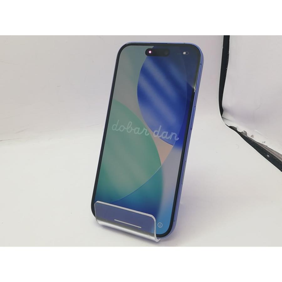 【中古】Apple docomo 【SIMフリー】 iPhone 16 256GB ウルトラマリン MYE03J/A【立川フロム中武】保証期間１ヶ月【ランクB】の画像