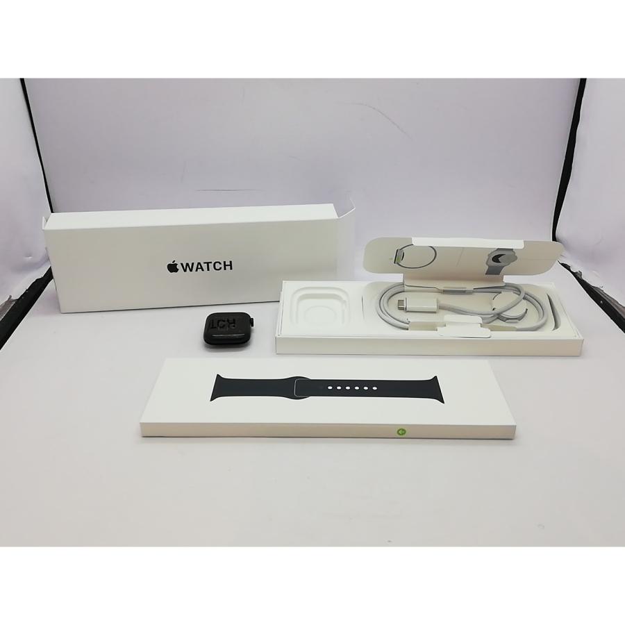 【中古】Apple Watch SE3 44mm Cellular ミッドナイトアルミニウムケース/ミッドナイトスポーツバンド (M/L) MEPJ4J/A【立川フロム中武】保証期間１ヶ月の画像