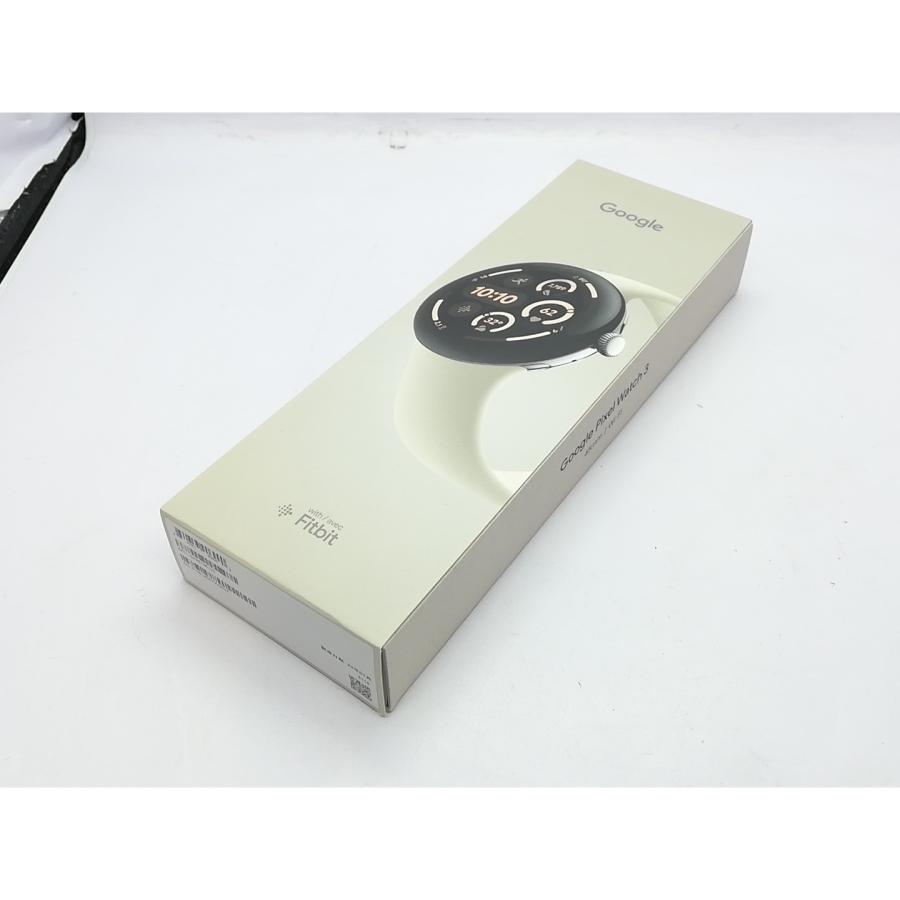 未使用】Google Pixel Watch3 Wi-Fiモデル 45mm Polished Silver