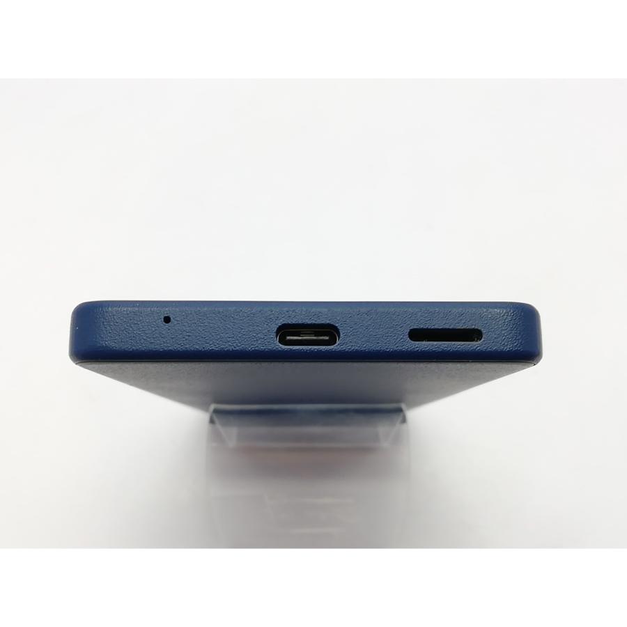 中古】SONY au 【SIMフリー】 Xperia Ace III ブルー 4GB 64GB SOG08