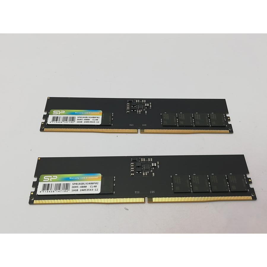 中古】DDR5 16GB 2枚組（合計32GB） DDR5-4800(PC5-38400