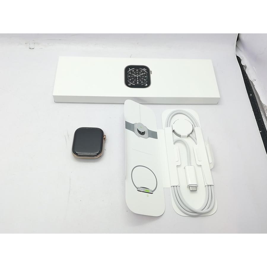 【中古】Apple Apple Watch Series11 46mm Cellular ゴールドチタニウムケース (バンド無し)【立川フロム中武】保証期間１ヶ月【ランクA】の画像
