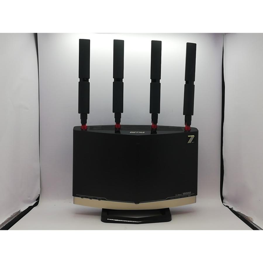 中古】BUFFALO AirStation WXR18000BE10P/N [グラファイトブラック] Wi