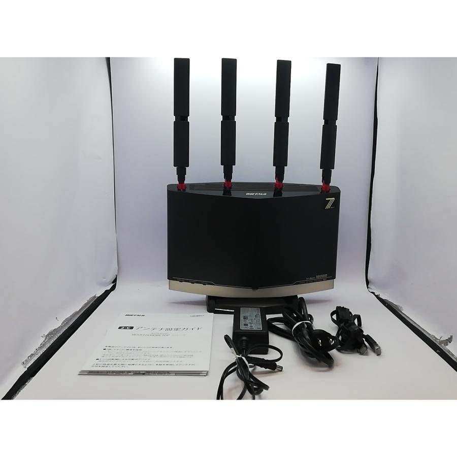 中古】BUFFALO AirStation WXR18000BE10P/N [グラファイトブラック] Wi