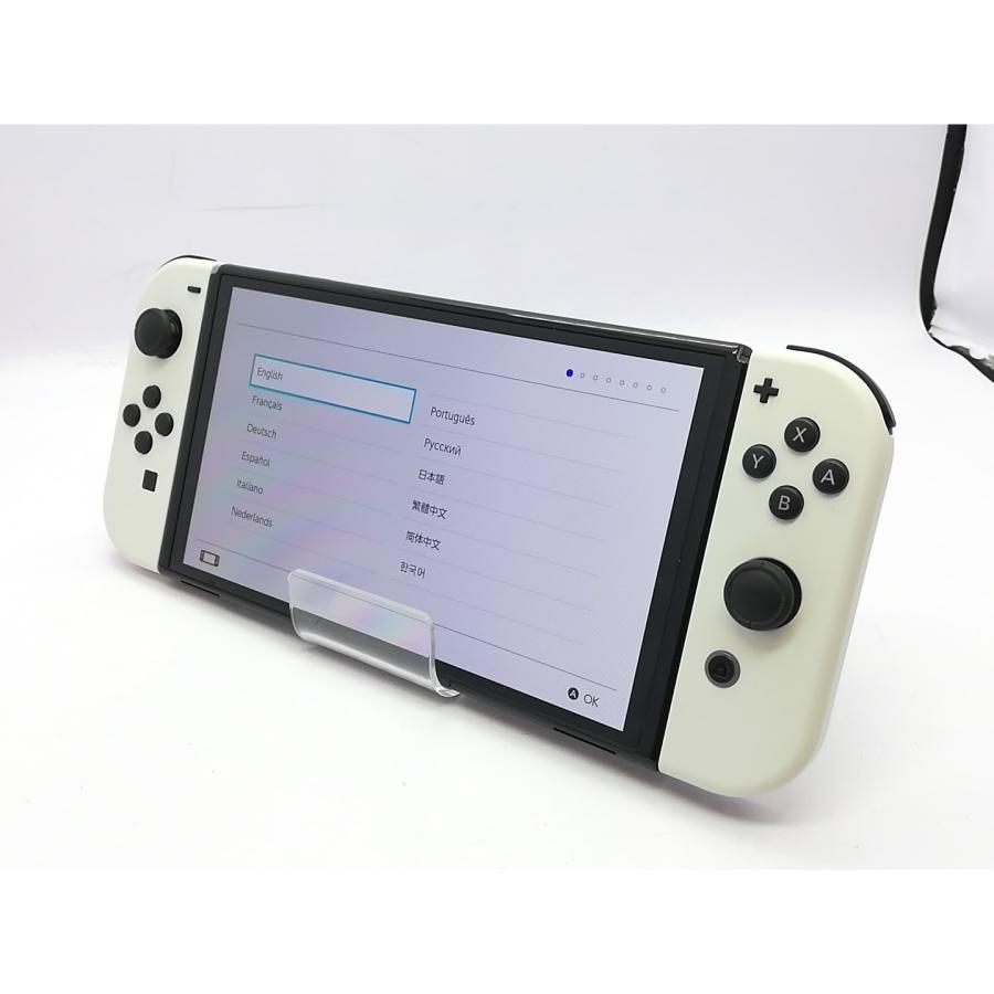 中古】Nintendo Switch 本体 (有機ELモデル) HEG-S-KAAAA ホワイト 