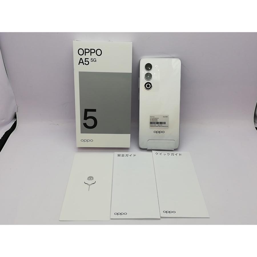 美品 SIMフリー OPPO A5 128GB ホワイト 1352 電池良好 中古】Oppo au 【SIMフリー】 OPPO A5 5G 4GB 128GB ホワイト OPG06
