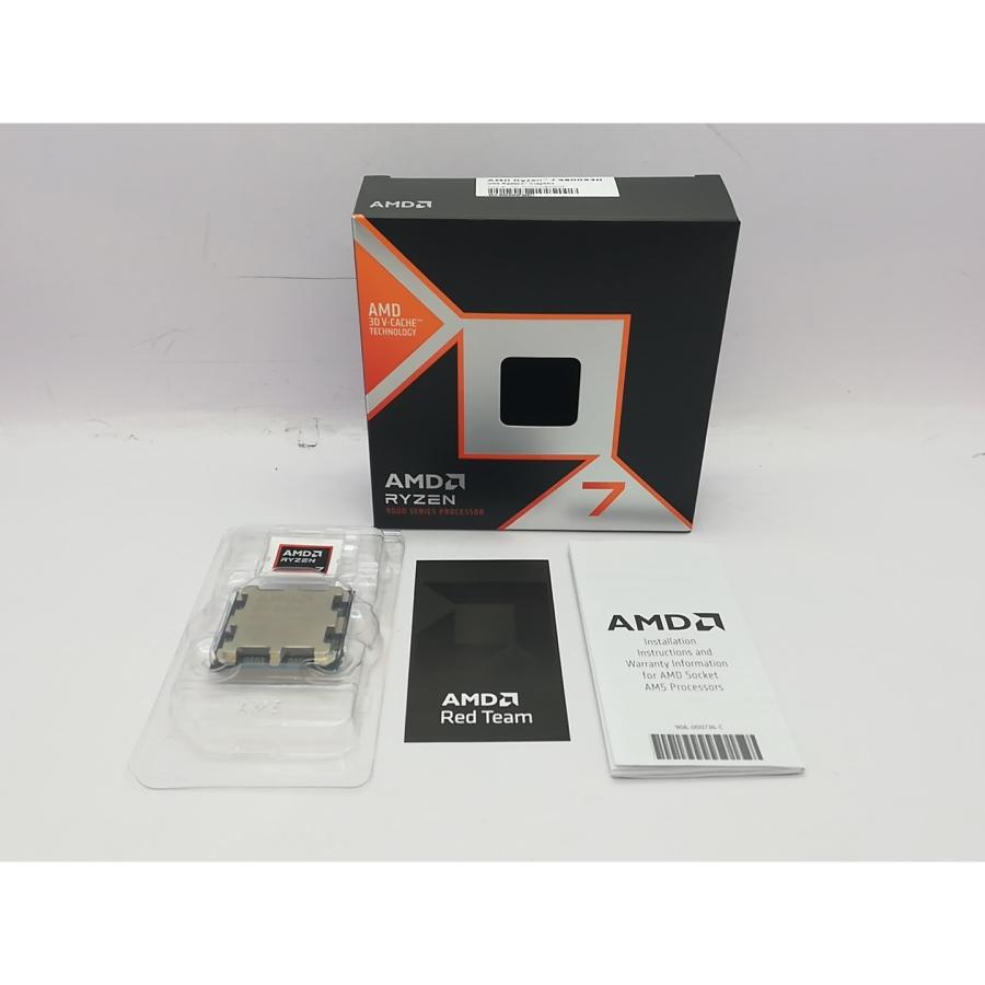 中古】AMD Ryzen 7 9800X3D (4.7GHz/TC:5.2GHz) BOX AM5/8C/16T/L3