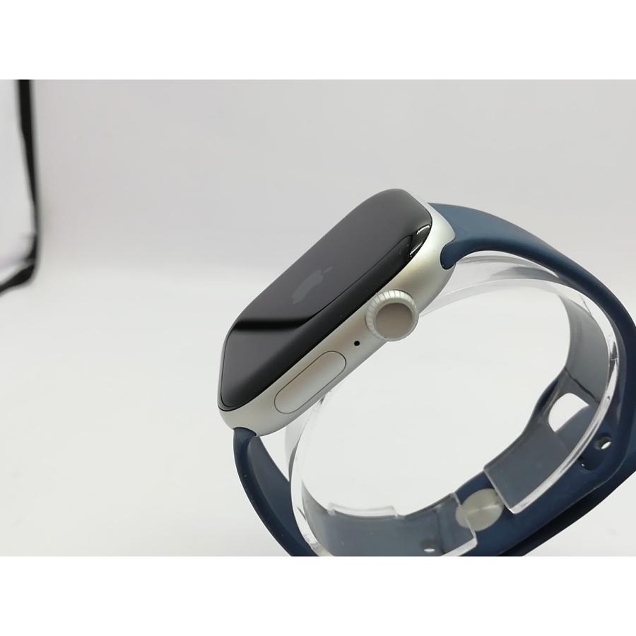 【中古】Apple Apple Watch Series10 46mm GPS シルバーアルミニウムケース/デニムスポーツバンド (M/L) MWWM3J/A【立川フロム中武】保証期間１ヶ月【ランクB】の画像