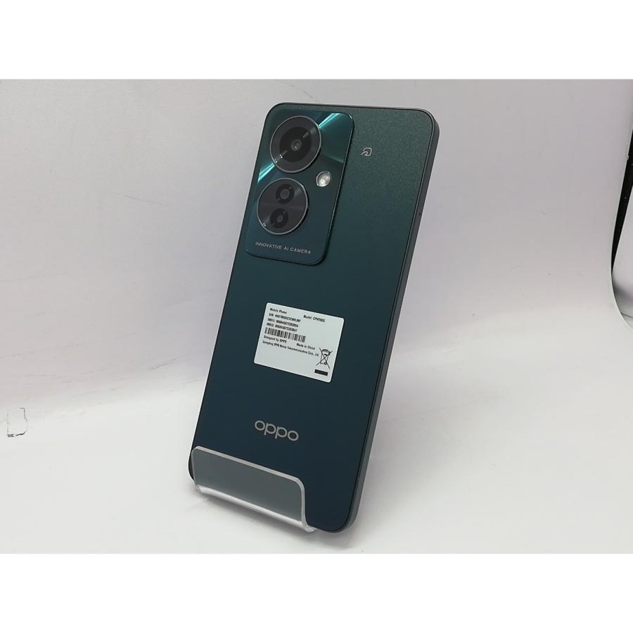 中古】Oppo 国内版 【SIMフリー】 OPPO Reno11 A ダークグリーン 8GB