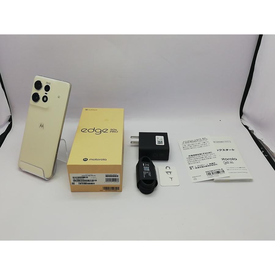 中古】MOTOROLA SoftBank 【SIMフリー】 motorola edge 50s pro