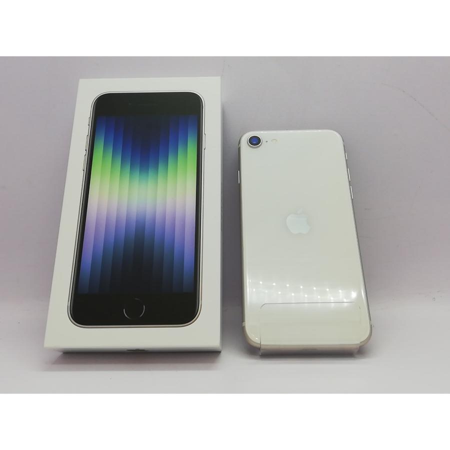 未使用】Apple au 【SIMフリー】 iPhone SE（第3世代） 64GB スター