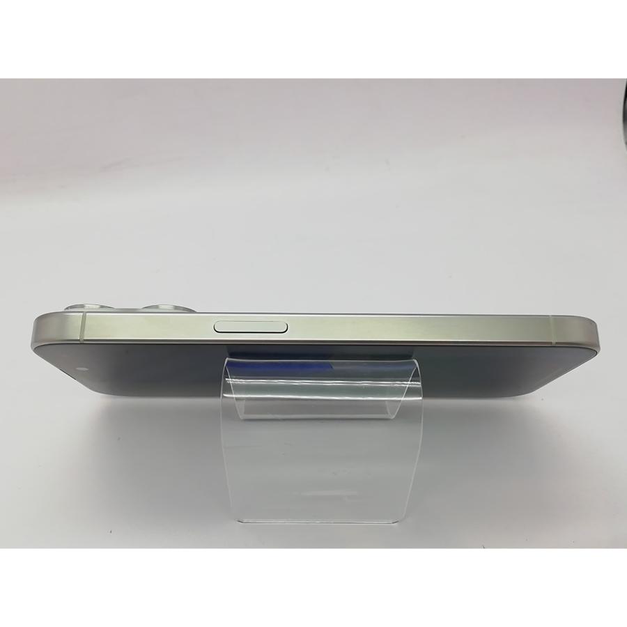 【中古】Apple SoftBank 【SIMフリー】 iPhone 15 Pro 256GB ホワイトチタニウム MTUD3J/A【立川フロム中武】保証期間１ヶ月【ランクA】の画像