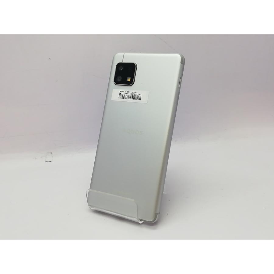 中古】SHARP 楽天モバイル 【SIMフリー】 AQUOS sense4 lite シルバー 