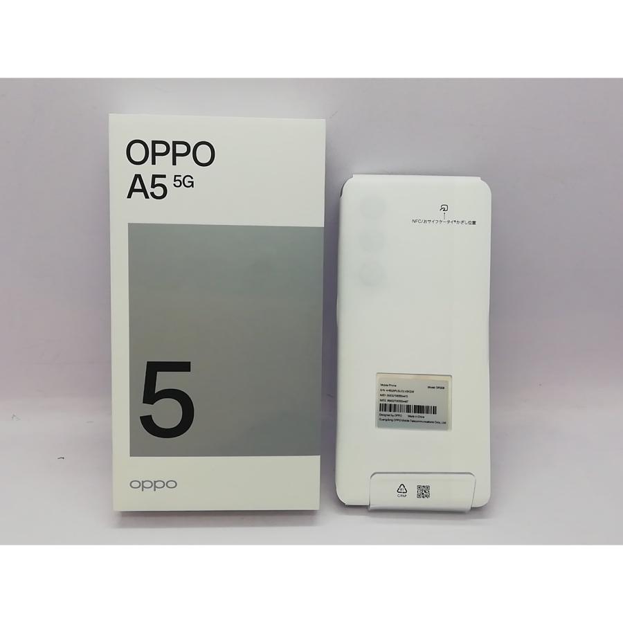 未使用】Oppo UQmobile 【SIMフリー】 OPPO A5 5G 4GB 128GB ホワイト
