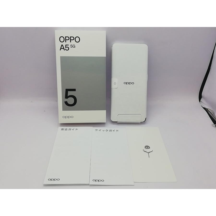未使用】Oppo UQmobile 【SIMフリー】 OPPO A5 5G 4GB 128GB ホワイト