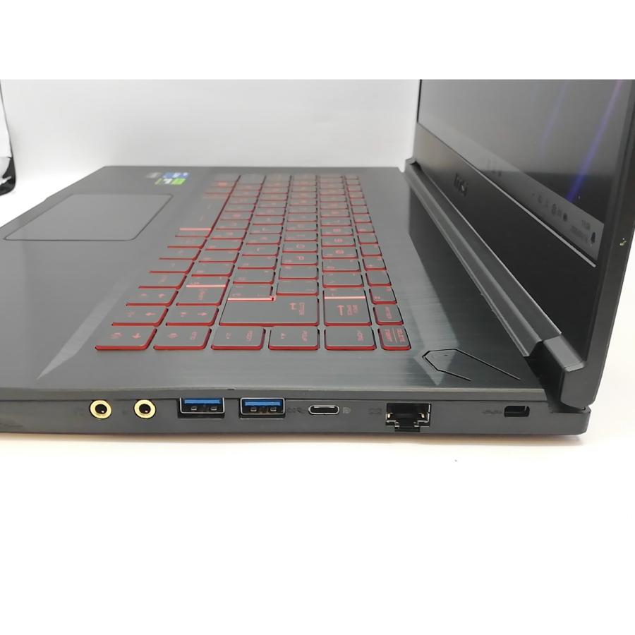 【中古】MSI Thin GF63 12U Thin-GF63-12UCX-9250JP ブラック【i5-12450H 16G 512G(SSD) RTX2050 WiFi 15.6LCD】【立川フロム中武】保証期間１ヶ月【ランクC】の画像