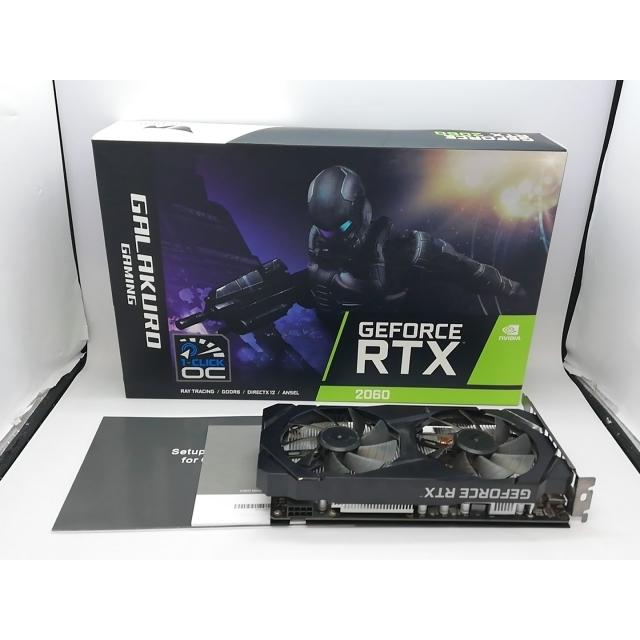 中古】玄人志向 GG-RTX2060-E6GB/DF RTX2060/6GB(GDDR6)/PCI-E【立川