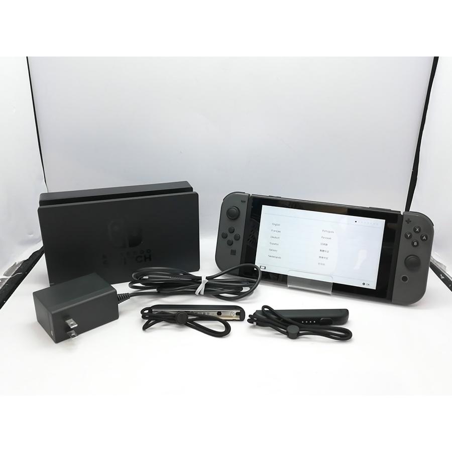 中古】Nintendo Switch 本体 Joy-Con(L)/(R) グレー HAC-S-KAAAA