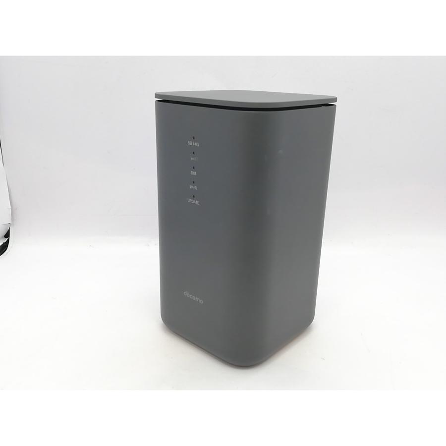 中古】SHARP docomo 【SIMフリー】 home 5G HR02 [ダークグレー]【立川