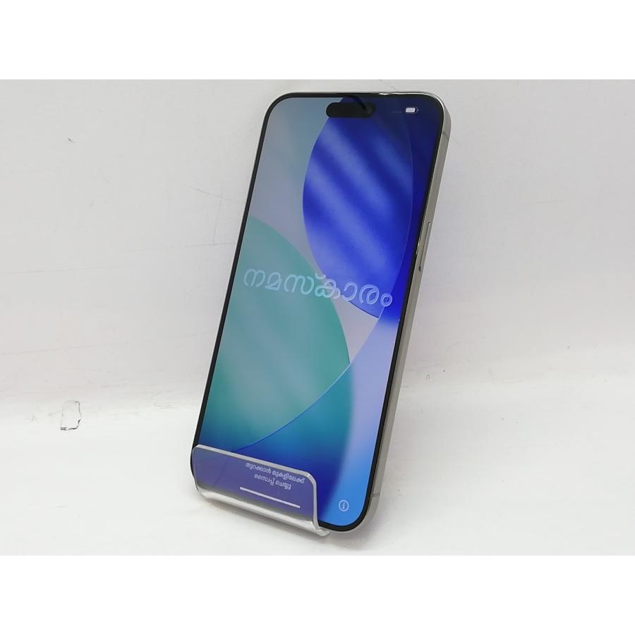 【中古】Apple SoftBank 【SIMフリー】 iPhone 15 Pro Max 256GB ナチュラルチタニウム MU6R3J/A【大阪本店】保証期間１ヶ月【ランクA】の画像