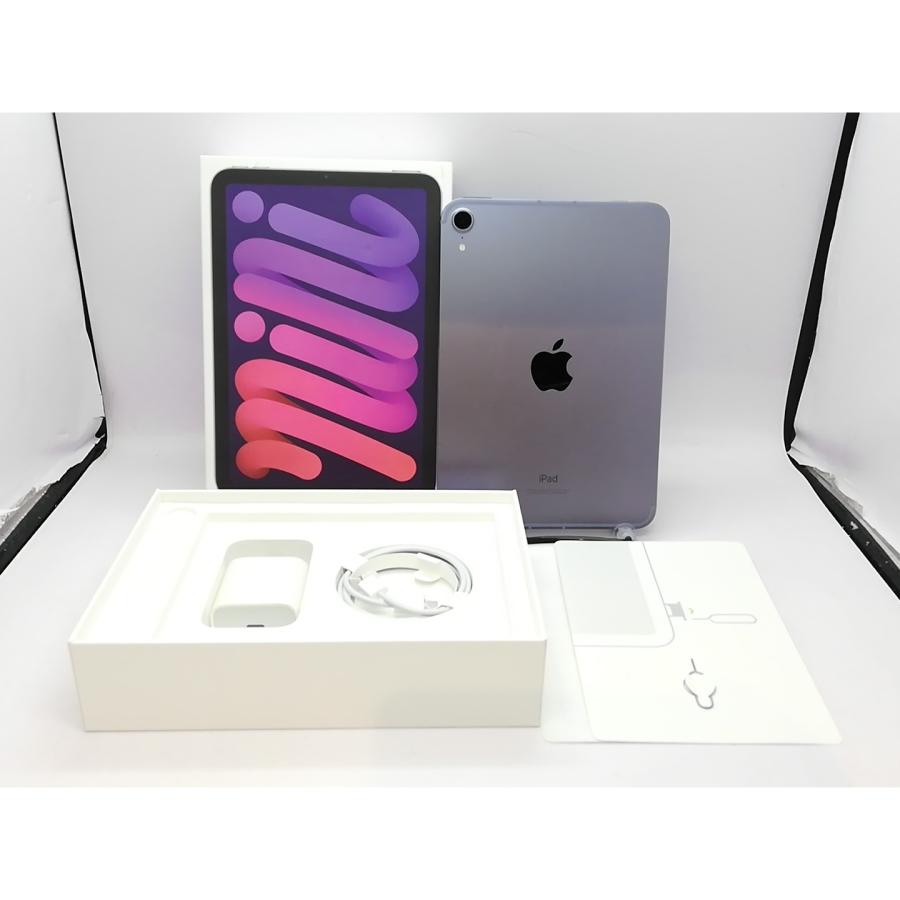 【中古】Apple 国内版 【SIMフリー】 iPad mini（第6世代/2021） 64GB パープル MK8E3J/A【立川フロム中武】保証期間１ヶ月【ランクA】の画像