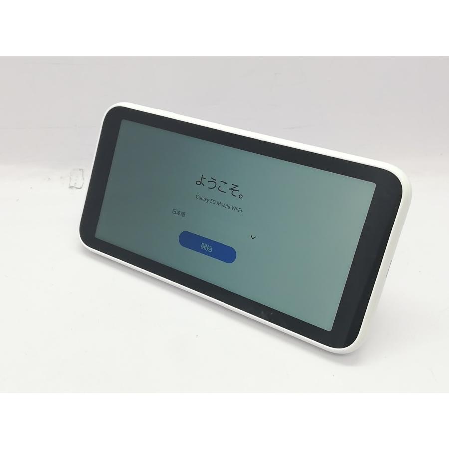 中古】SAMSUNG au 【SIMフリー】 Galaxy 5G Mobile Wi-Fi SCR01 