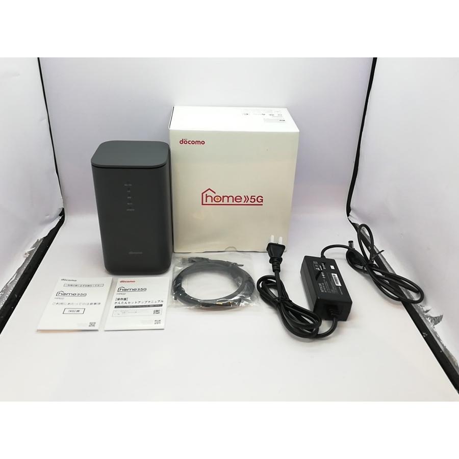中古】SHARP docomo 【SIMフリー】 home 5G HR02 [ダークグレー]【立川