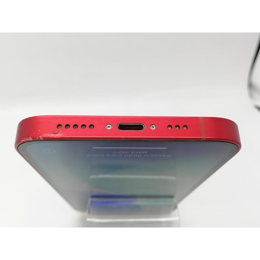 【中古】Apple 国内版 【SIMフリー】 iPhone 13 128GB (PRODUCT)RED MLNF3J/A【立川フロム中武】保証期間１ヶ月【ランクC】の画像