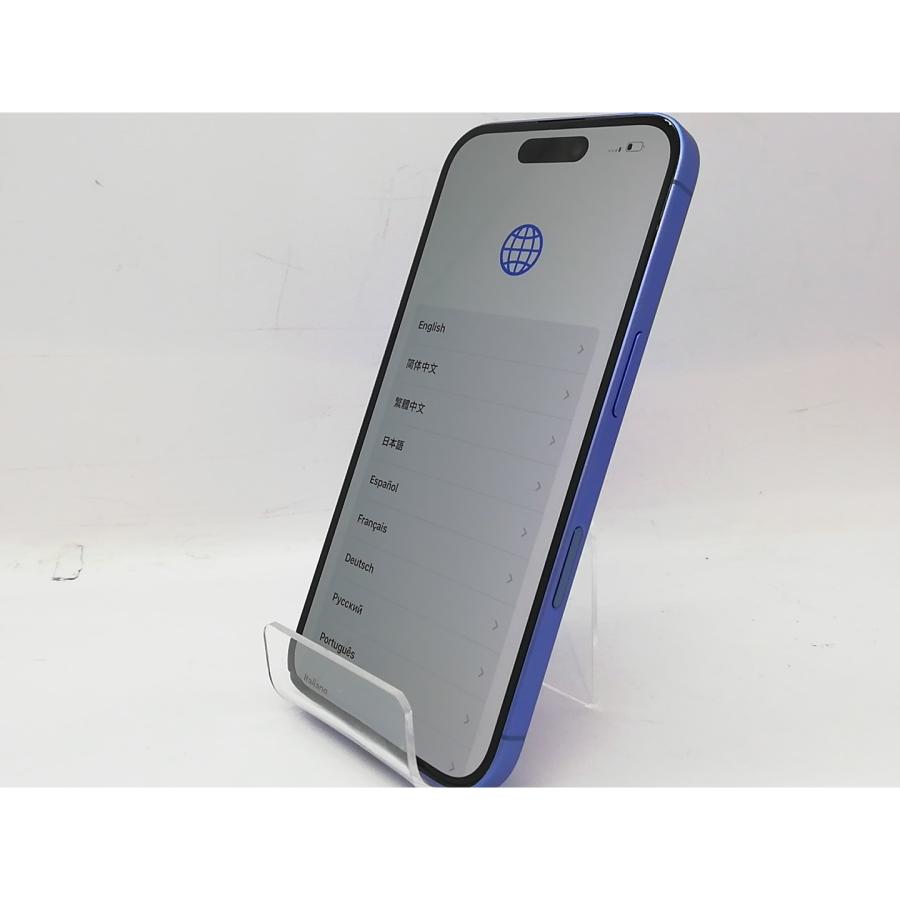 【中古】Apple au 【SIMフリー】 iPhone 16 128GB ウルトラマリン MYDU3J/A【立川フロム中武】保証期間１ヶ月【ランクA】の画像