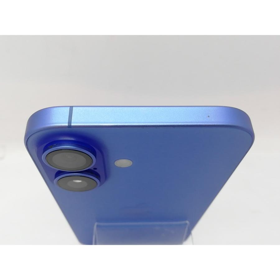 【中古】Apple au 【SIMフリー】 iPhone 16 128GB ウルトラマリン MYDU3J/A【立川フロム中武】保証期間１ヶ月【ランクA】の画像