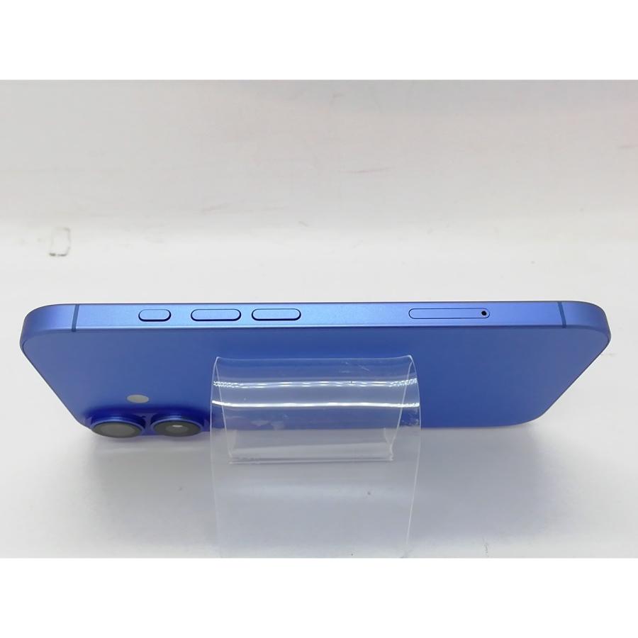 【中古】Apple au 【SIMフリー】 iPhone 16 128GB ウルトラマリン MYDU3J/A【立川フロム中武】保証期間１ヶ月【ランクA】の画像
