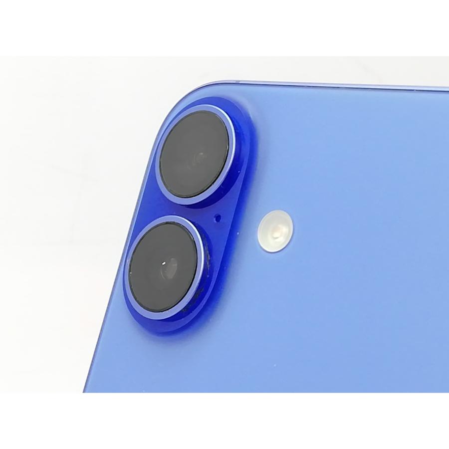 【中古】Apple au 【SIMフリー】 iPhone 16 128GB ウルトラマリン MYDU3J/A【立川フロム中武】保証期間１ヶ月【ランクA】の画像