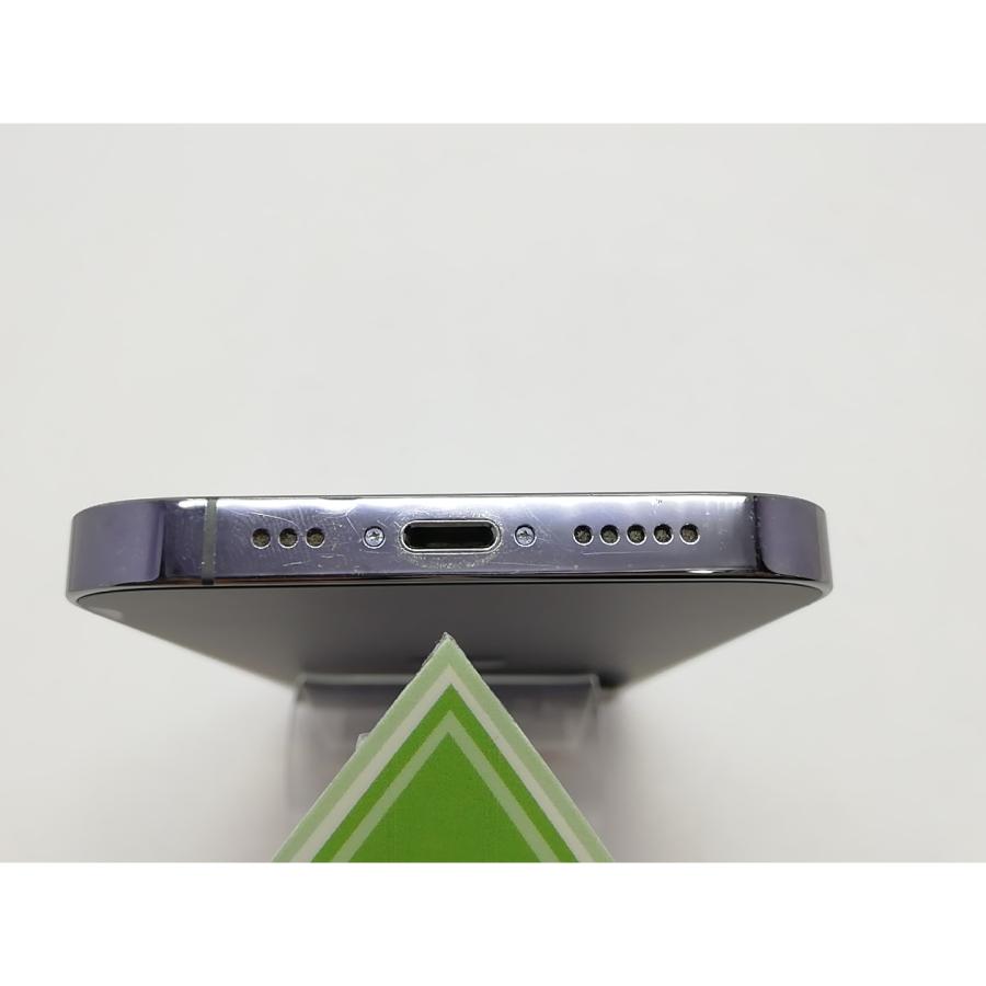 【中古】Apple 国内版 【SIMフリー】 iPhone 14 Pro 128GB ディープパープル MQ0F3J/A【立川フロム中武】保証期間１ヶ月【ランクB】の画像