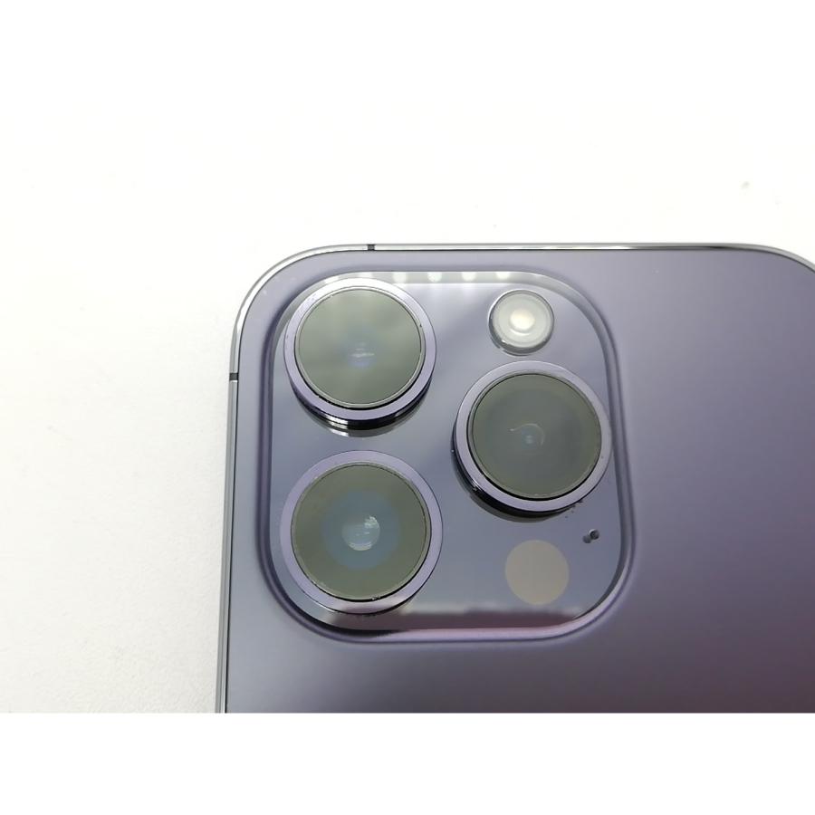 【中古】Apple 国内版 【SIMフリー】 iPhone 14 Pro 128GB ディープパープル MQ0F3J/A【立川フロム中武】保証期間１ヶ月【ランクB】の画像