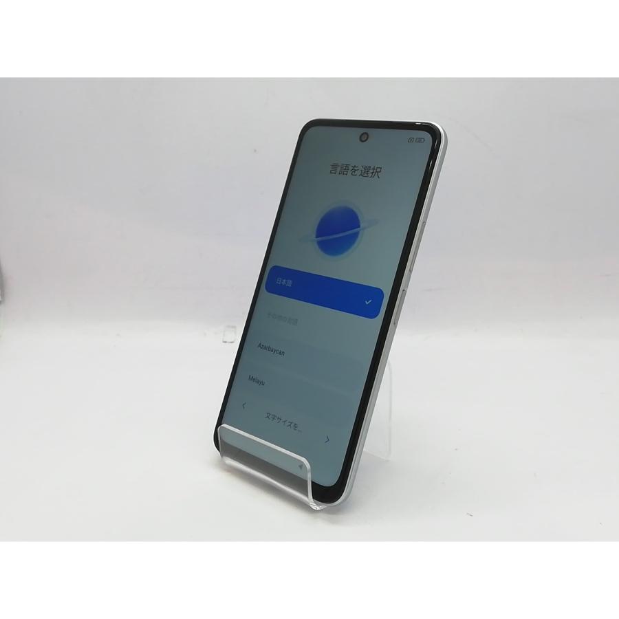 中古】Xiaomi au 【SIMフリー】 Redmi Note 10 JE クロームシルバー