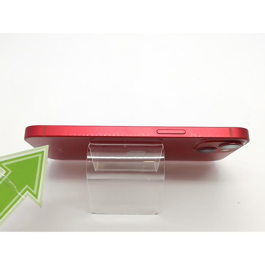 【中古】Apple au 【SIMフリー】 iPhone 13 256GB (PRODUCT)RED MLNL3J/A【立川フロム中武】保証期間１ヶ月【ランクB】の画像