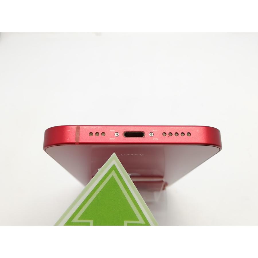 【中古】Apple au 【SIMフリー】 iPhone 13 256GB (PRODUCT)RED MLNL3J/A【立川フロム中武】保証期間１ヶ月【ランクB】の画像
