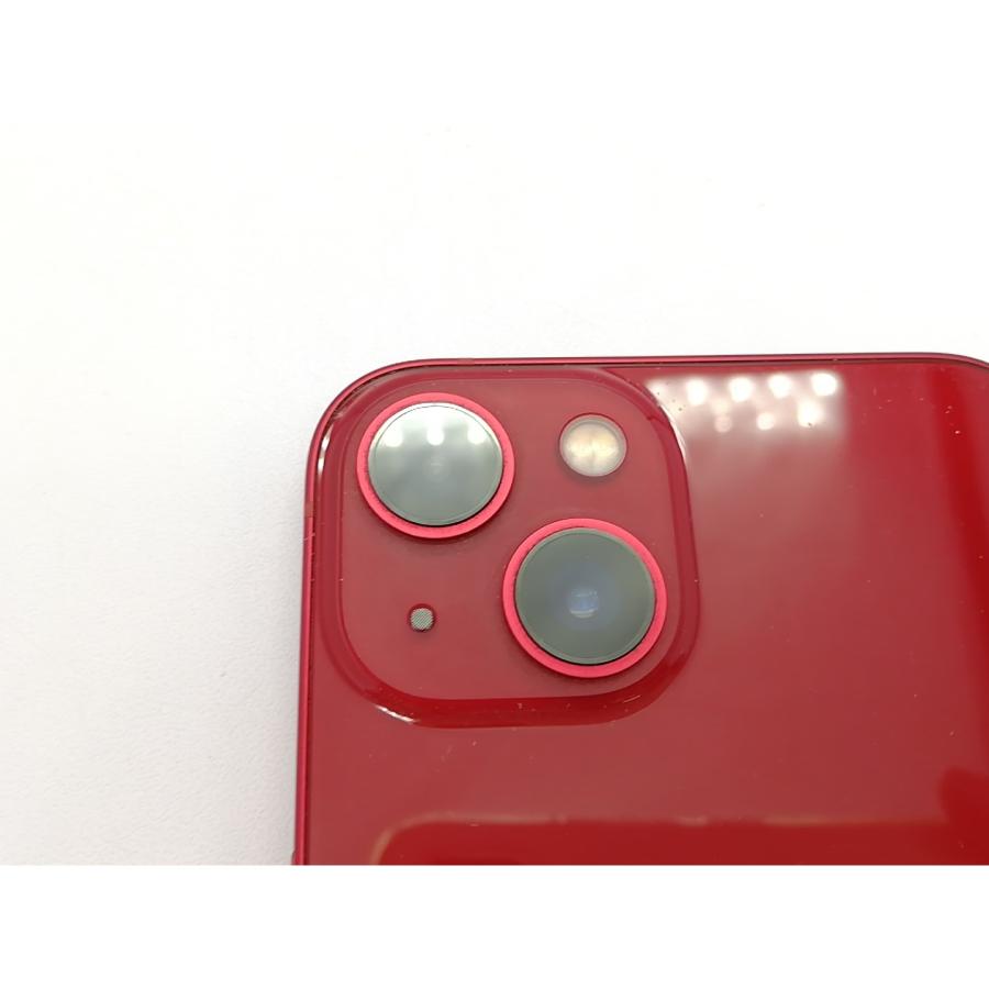 【中古】Apple au 【SIMフリー】 iPhone 13 256GB (PRODUCT)RED MLNL3J/A【立川フロム中武】保証期間１ヶ月【ランクB】の画像