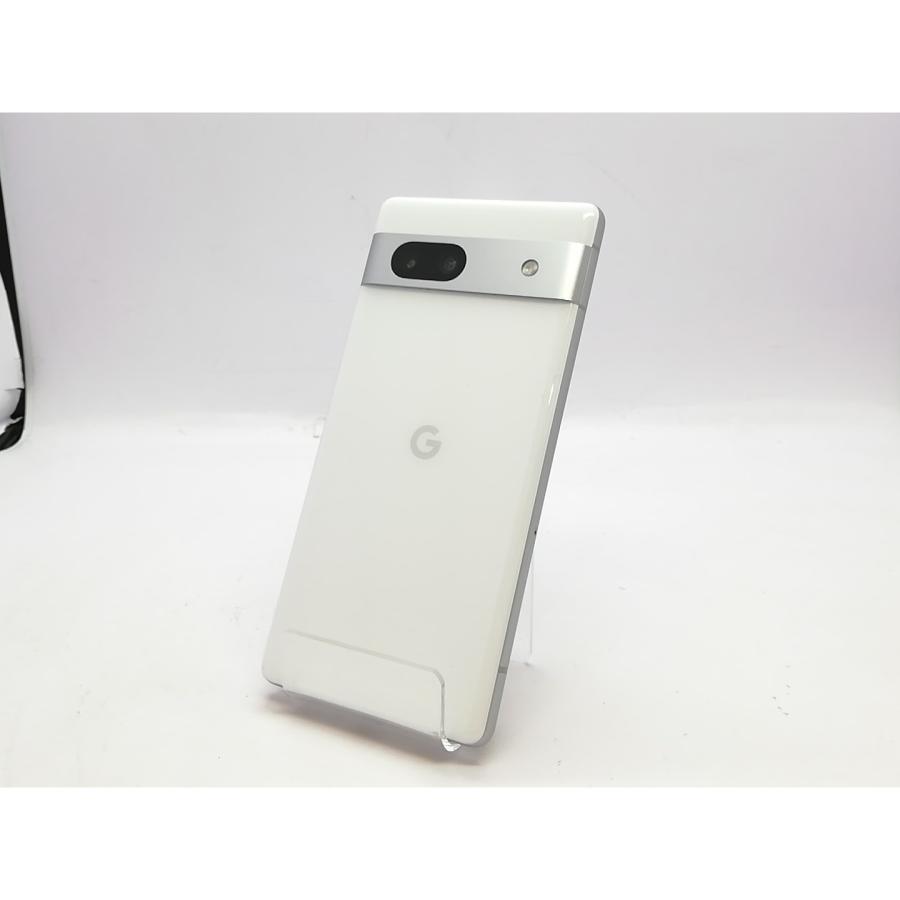 中古】Google au 【SIMフリー】 Pixel 7a スノー 8GB 128GB G82U8