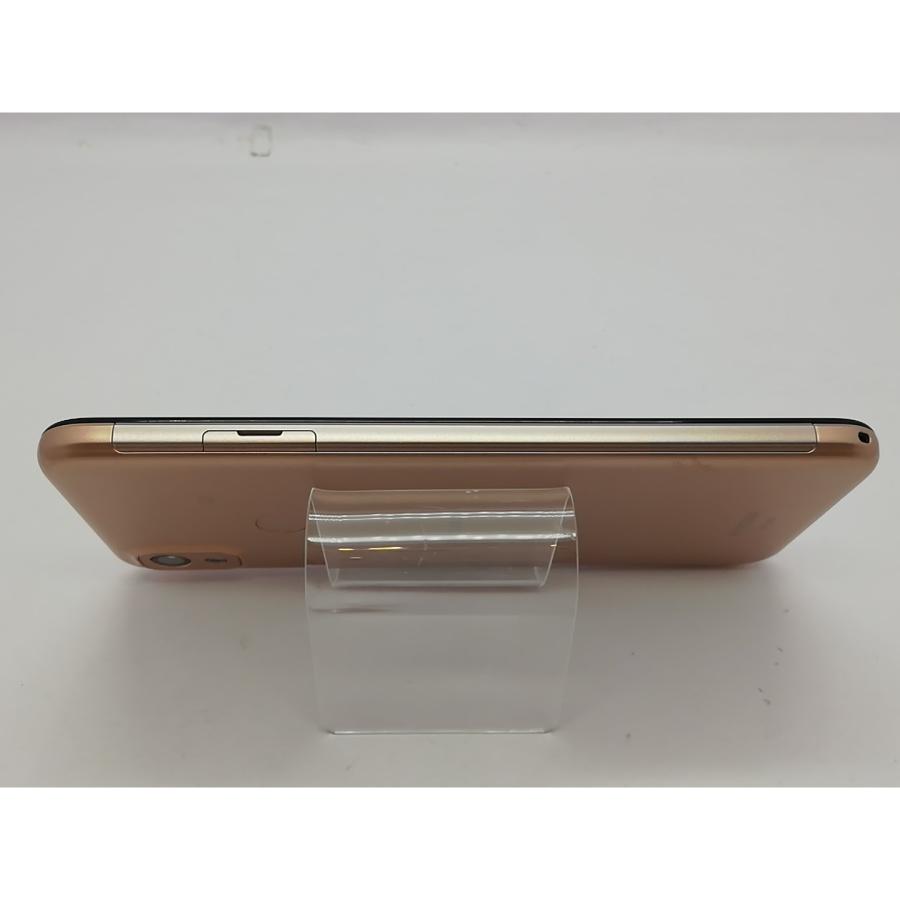 中古】KYOCERA docomo 【SIMフリー】 あんしんスマホ ピンクゴールド