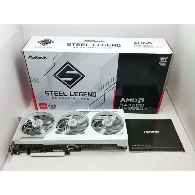 中古】ASRock Radeon RX 9060 XT Steel Legend 8GB OC RX9060XT/8GB