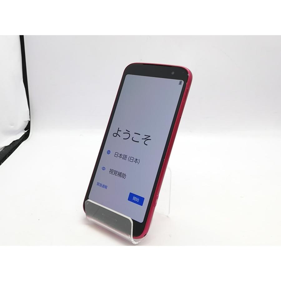 【中古】FCNT docomo 【SIMフリー】 らくらくスマートフォン ピンク 4GB 128GB F-53E【立川フロム中武】保証期間１ヶ月【ランクA】の画像