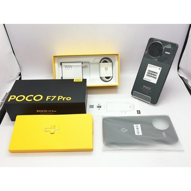 【中古】Xiaomi 国内版 【SIMフリー】 Poco F7 Pro ブラック 12GB 256GB【立川フロム中武】保証期間１ヶ月【ランクA】の画像