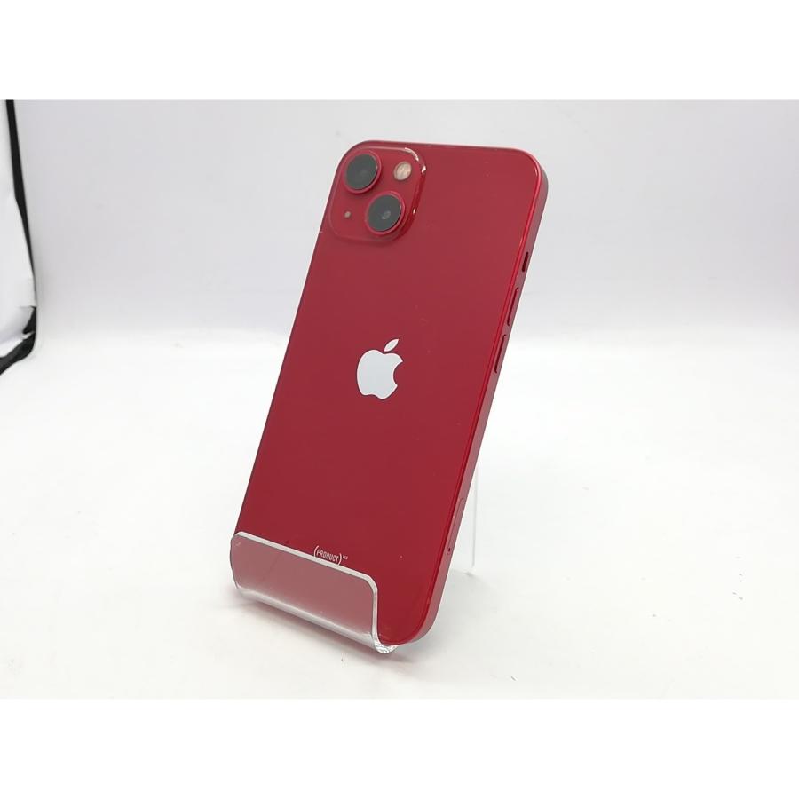 【中古】Apple docomo 【SIMフリー】 iPhone 13 128GB (PRODUCT)RED MLNF3J/A【立川フロム中武】保証期間１ヶ月【ランクC】