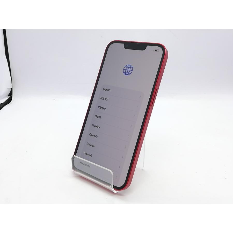 【中古】Apple docomo 【SIMフリー】 iPhone 13 128GB (PRODUCT)RED MLNF3J/A【立川フロム中武】保証期間１ヶ月【ランクC】の画像
