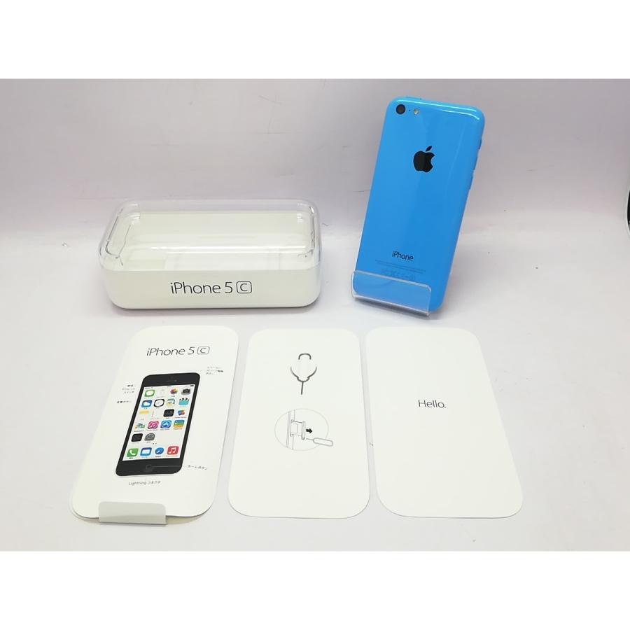 中古】Apple docomo iPhone 5c 32GB ブルー MF151J/A【立川フロム中武