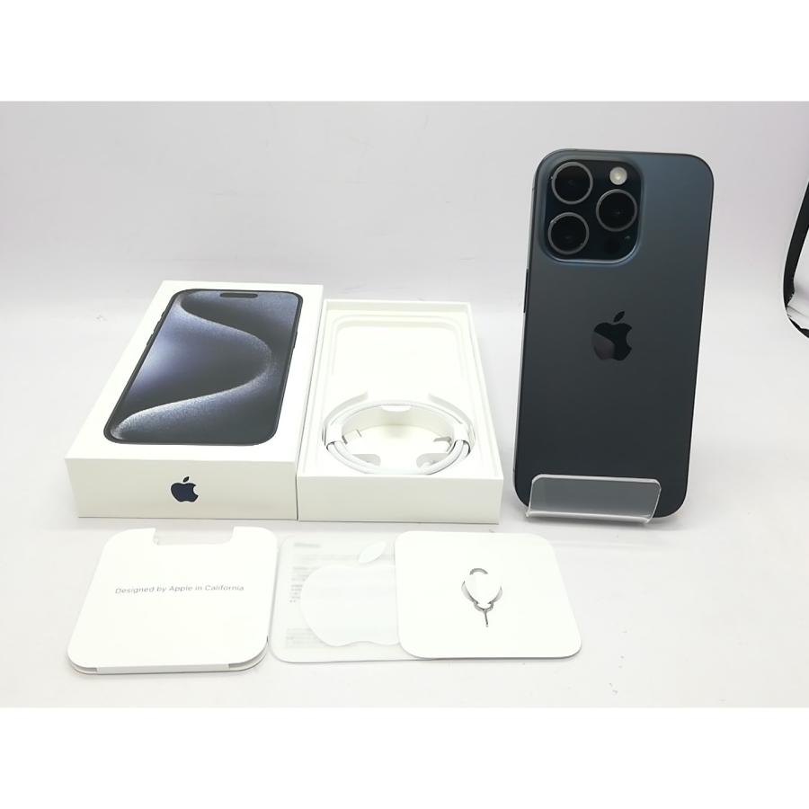 【中古】Apple 国内版 【SIMフリー】 iPhone 15 Pro 256GB ブルーチタニウム MTUG3J/A【池袋東口】保証期間１ヶ月【ランクA】の画像