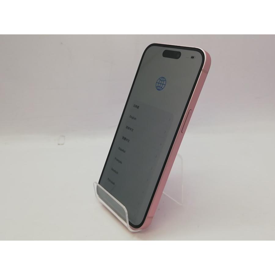 【中古】Apple 国内版 【SIMフリー】 iPhone 15 128GB ピンク MTMJ3J/A【立川フロム中武】保証期間１ヶ月【ランクA】の画像