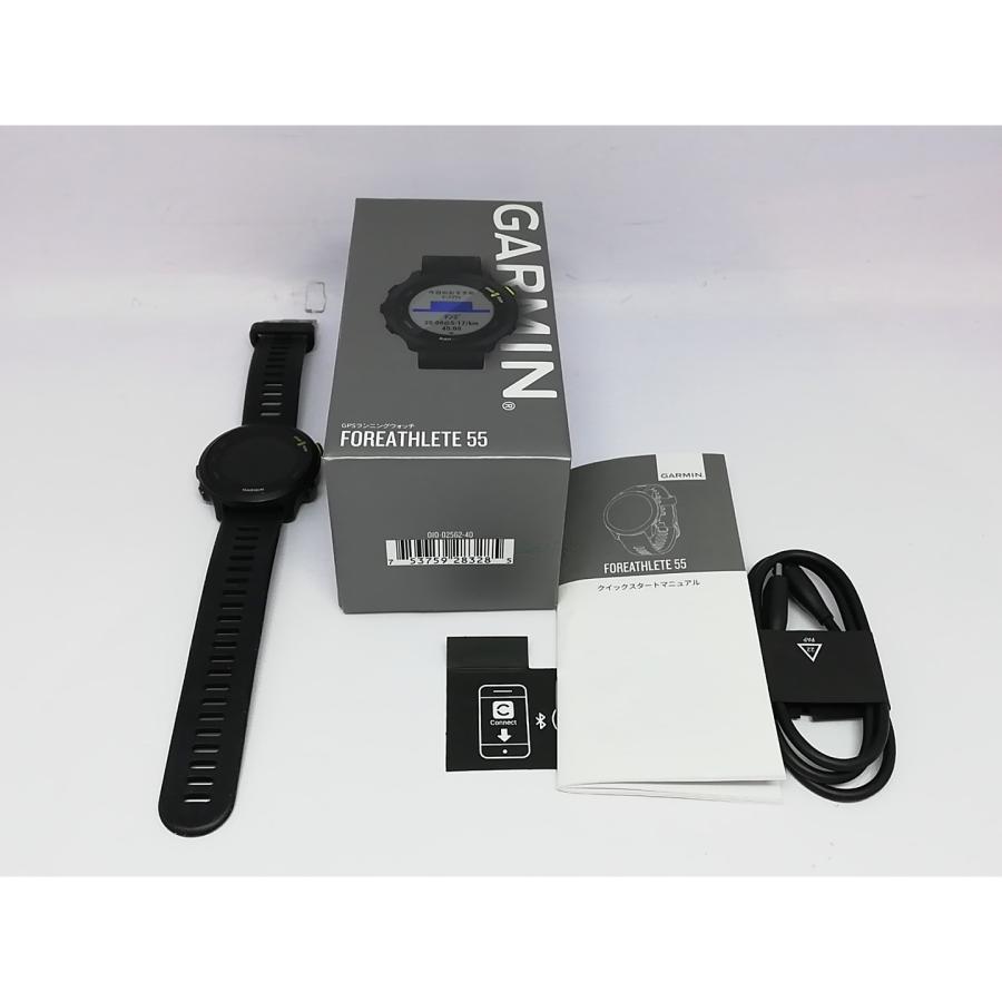 Garmin foreathlete55 中古　ブラック！ 中古】Garmin ForeAthlete 55 010-02562-40 -Black【立川フロム中武